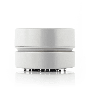 Innovagoods Micuum Mini Aspirador de Escritorio - Ideal para Mascotas - Facil Limpieza - Cepillos en la Base - 2 Pilas AA - Interruptor de Encendido -