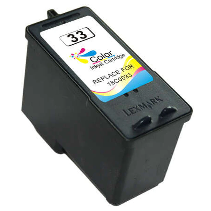Lexmark 33 Color Cartucho de Tinta Generico - Reemplaza 18CX033E 1