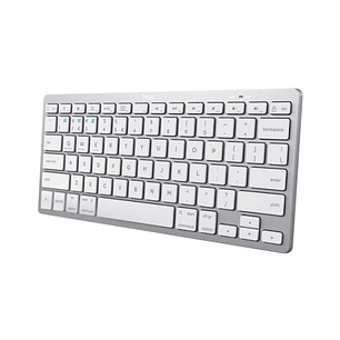 Trust Mini Teclado Ultrafino Inalambrico - Conectividad Bluetooth 4.0 - Idioma Español - Color Gris