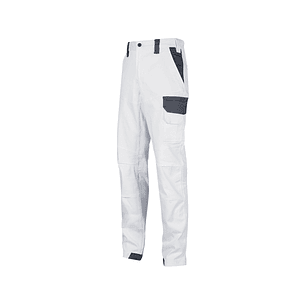 Upower Salonicco Pantalon de Trabajo - Talla S - Algodon Stretch, Multiples Bolsillos Seguros, Proteccion Lumbar Reforzada, Detalles Reflectantes, Res