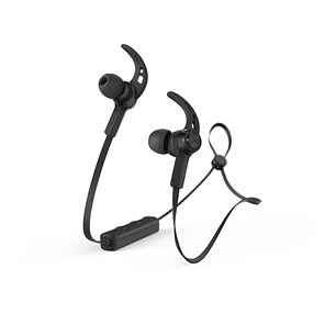 Hama Freedom Run II Auriculares Deportivos - Bluetooth - Rango 10m - Asistente de Voz - Color Negro