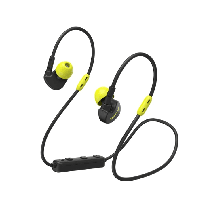 Hama Freedom Athletics III Auriculares Deportivos - Bluetooth - Rango 10m - Microfono Omnidireccional - Asistente de Voz - Carga por USB-C - Color Neg 1