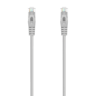 Aisens Cable de Red Latiguillo RJ45 LSZH Cat.6A 500 MHZ UTP AWG24 - 20m - Libre de Halogenos - 10 Gigabit/s - Color Gris