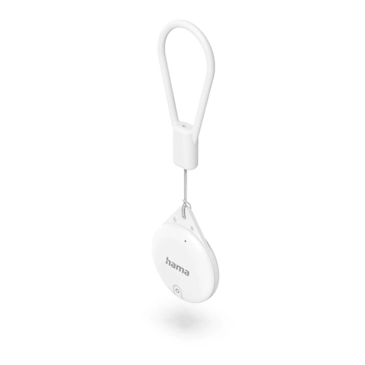 Hama Find My Localizador Antiperdida para Apple - Bluetooth - Policarbonato y Silicona - Autonomia hasta 240 Dias - Color Blanco 1