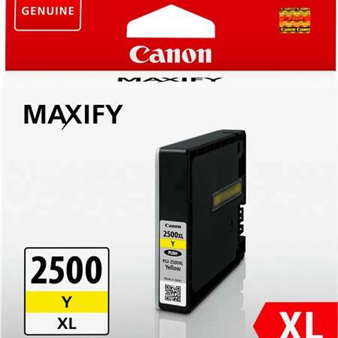 Canon PGI2500XL Amarillo Cartucho de Tinta Original - 9267B001 1