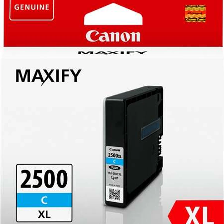 Canon PGI2500XL Cyan Cartucho de Tinta Original - 9265B001 1
