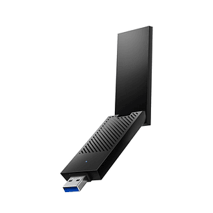 Cudy AX5400 Adaptador USB 3.0 Tribanda - Wi-Fi 6E de Alta Ganancia - Velocidad hasta 2.4Gbps - 29.9x13.2x88.8mm - Color Negro