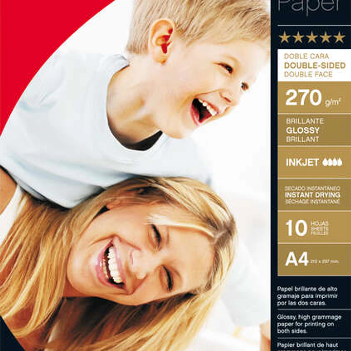 Apli Papel Fotografico Photobright Doble Cara A4 270g 10 Hojas 1