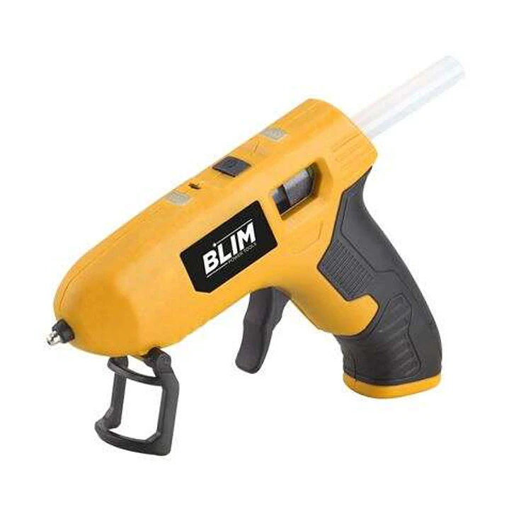 Blim Pistola de Silicona Bateria - Diseño Compacto y Ergonomico - Color Amarillo 1