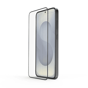 Hama Extreme Protect Protector de Pantalla para Samsung Galaxy S25 - Base de Montaje - Vidrio Templado - Antihuellas - Grado de Dureza 10H - Proteccio