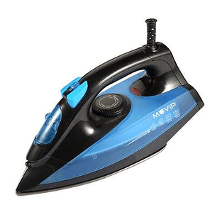 Muvip Plancha de Ropa con Vapor 1600W - Suela de Ceramica - Deposito de 140ml - Control de Temperatura - Cable 1.8m
