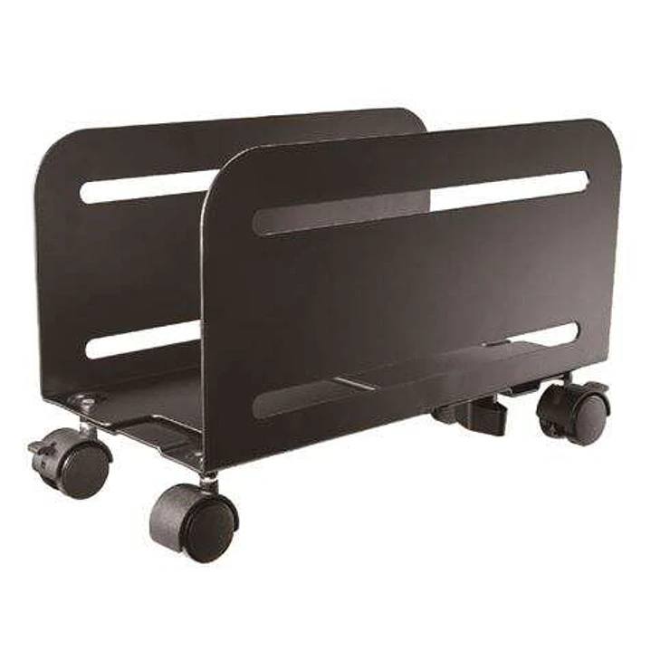 Cromad Soporte Movil para CPU - Ruedas con Freno - Ajustable desde 119 mm hasta 209 mm - Peso max. 10kg 1