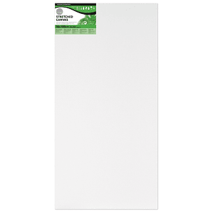 Daler Rowney Simply Bastidor Entelado - 50x100cm - Imprimacion Triple - Grano Medio - 100% Algodon sin Acido - 250g - Color Blanco