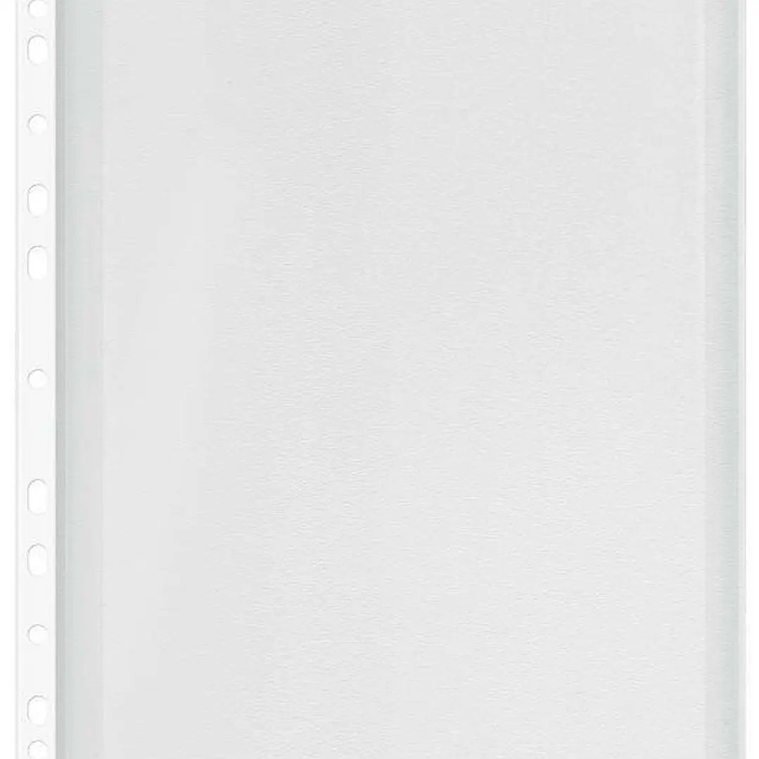 Esselte Fundas Fuelle Estandar A4 PVC Liso Multitaladro-11 - Capacidad 200 Hojas - Transparente (170 Micras) 1