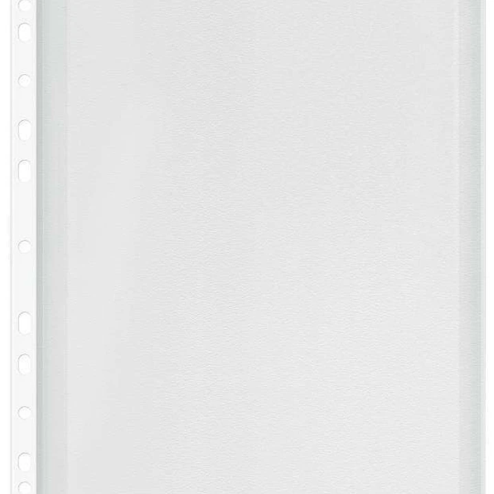 Esselte Fundas Fuelle Estandar A4 PVC Liso Multitaladro-11 - Capacidad 200 Hojas - Transparente (170 Micras) 1