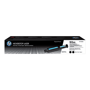 HP W1103A Negro Pack de 2 Cartuchos de Toner Originales - 103A