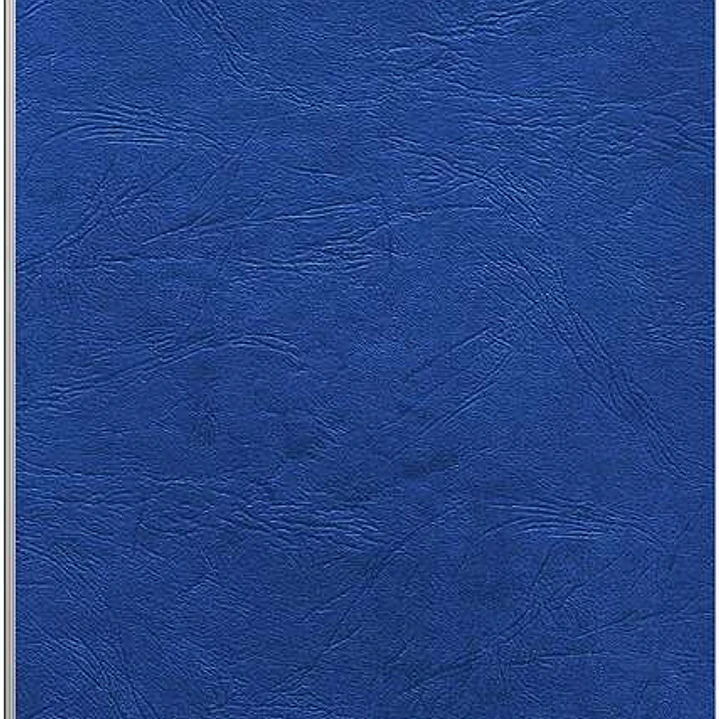 Fellowes Pack de 100 Portadas de Carton Simil Piel Delta Cuero A4 - 250 gr - Color Azul 1