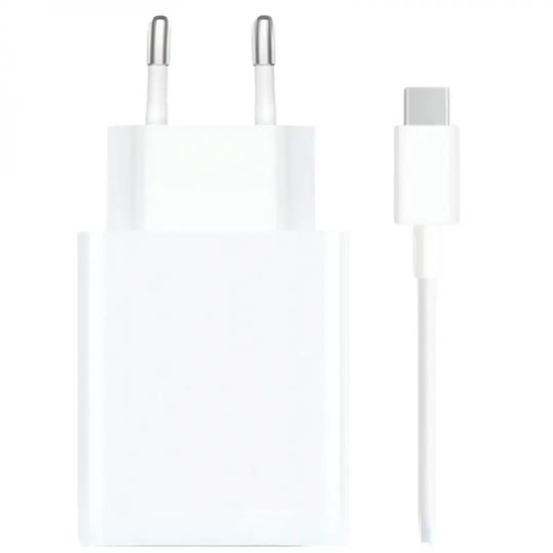 Xiaomi 120W HyperCharge Combo Cargador de Pared para Smartphone USB-A 120W + Cable - Identificacion Inteligente de Dispositivos - Color Blanco 1