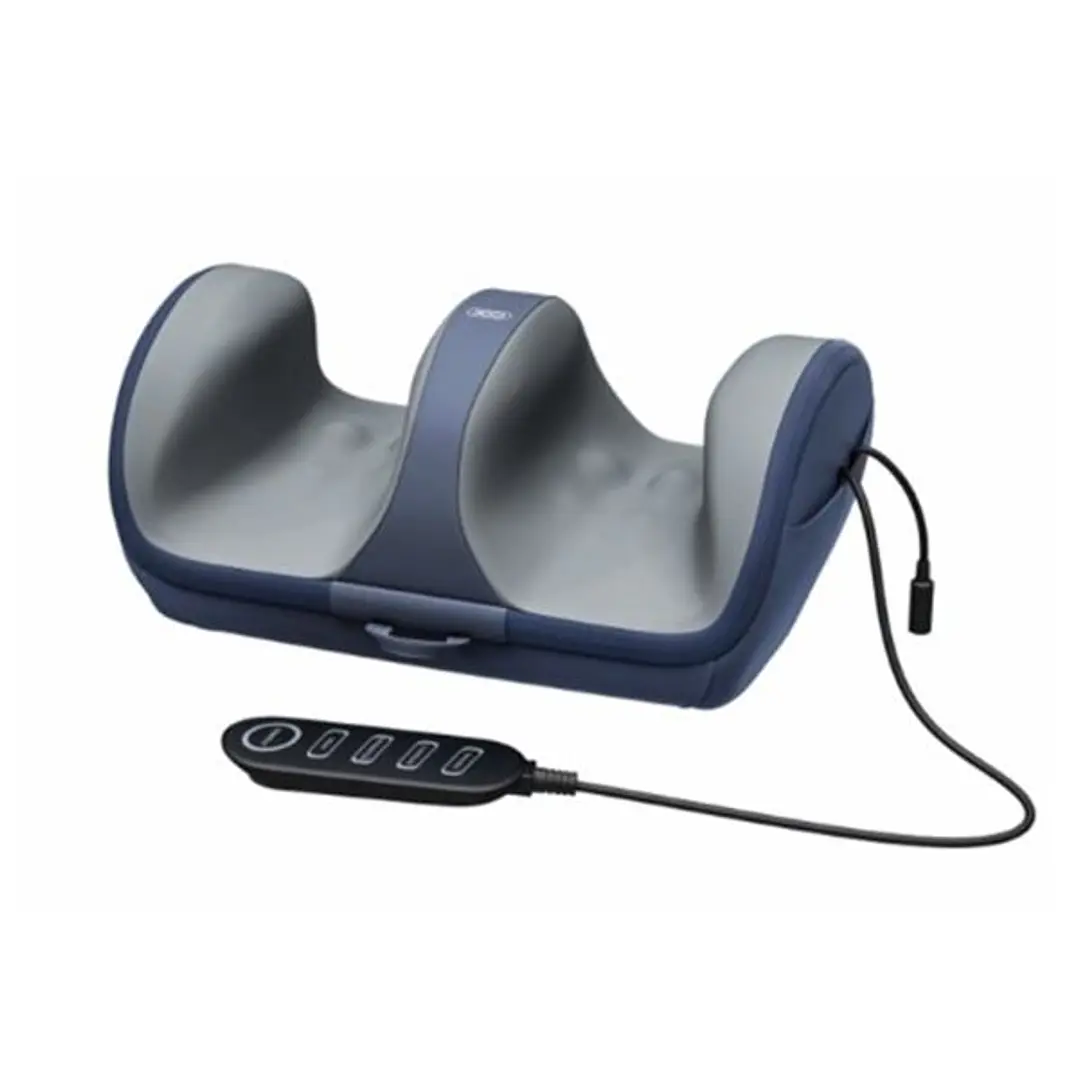 XO FG10 Masajeador de Piernas - 3 Niveles de Intensidad - 24W - Temporizador - Color Azul Oscuro y Gris 1
