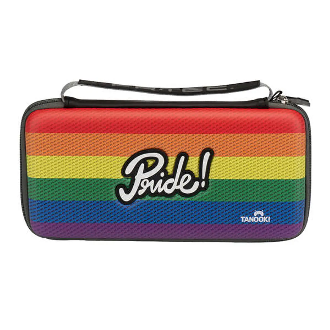 FR-TEC Funda de Transporte Tanooki Pride para Nintendo Switch - Diseño Rompedor - Olor a Frutas Tropicales - Espacio Especial para Juegos - Soporte pa 1