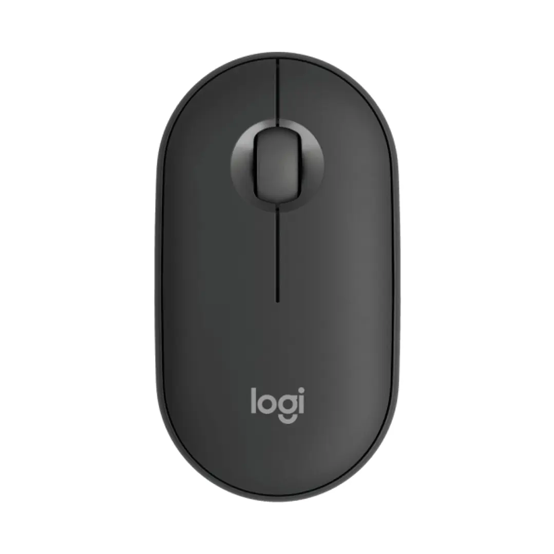 Logitech Pebble Mouse 2 M350s Raton Inalambrico USB 1000dpi - Multidispositivo - Uso Ambidiestro - Color Grafito 1