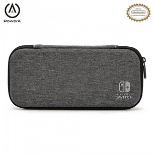 PowerA Estuche Slim para Nintendo Switch Modelo Oled, Nintendo Switch y Nintendo Switch Lite - Charcoal