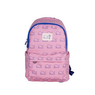 Milan Coleccion 460 Mochila Infantil Casual 9.5L - Compartimento Principal y Bolsillo Frontal con Cremalleras - 2 Bolsillos Laterales - Color Rosa/Azu