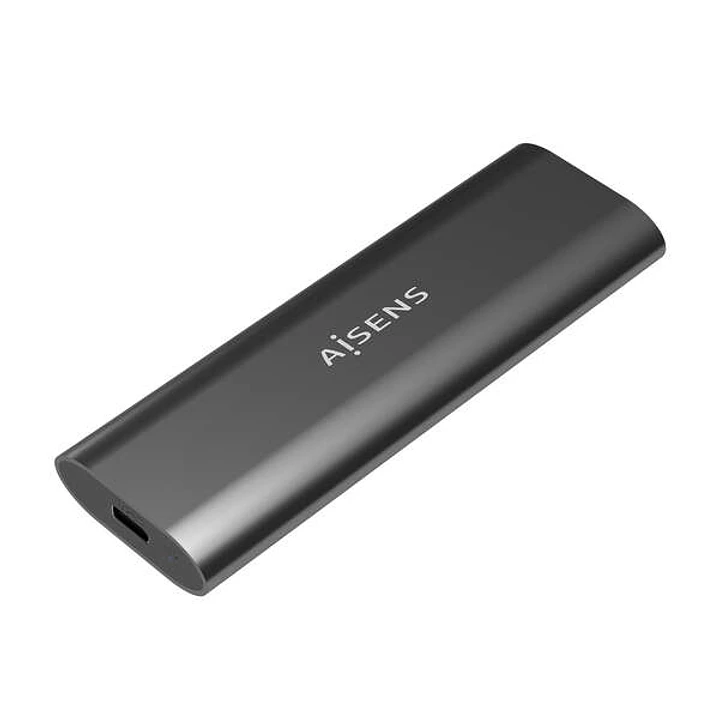 Aisens Caja Externa M.2 (NGFF) para SSD M.2 SATA/NVME a USB3.1 GEN2 - Color Gris 1
