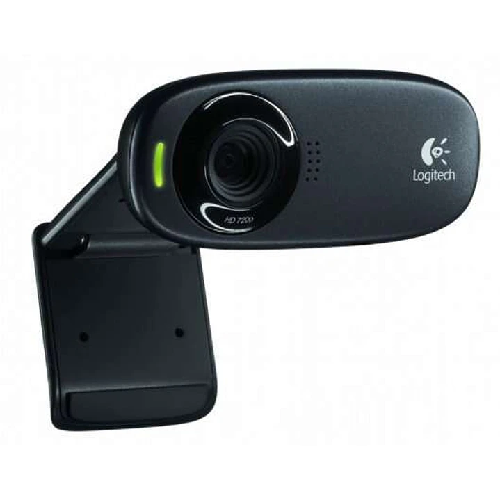 Logitech C310 Webcam HD 720p - 5Mpx - USB 2.0 - Microfono Integrado - Angulo de Vision 60º - Enfoque Fijo - Cable de 1.50 - Color Negro 1