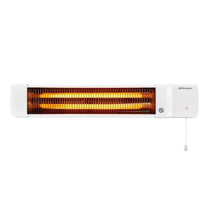 Orbegozo BB 5002 Estufa de Cuarzo para Baño - Calor Instantaneo y Eficiente - Diseño Atractivo y Facil Instalacion - Potencia Ajustable - Pantalla Ori 1