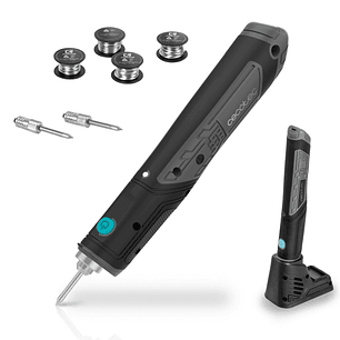 Cecotec CecoRaptor Perfect Solder 360 Advance Soldador Inalambrico - 8W - Autonomia 40min - Bateria 1.5Ah 4V - Temperatura hasta 450ºc - Luz LED - Sop
