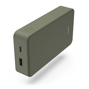 Hama Colour 20 Bateria Externa Powerbank 20000mAh - Polimero de Litio - USB-C - USB-A - Carga Rapida - Indicador LED de Carga - 2 Conexiones de Salida