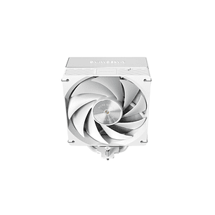Mars Gaming MCPU-X5 Disipador CPU con 280W de Potencia - Ventilador PWM de 120mm - 5 Heatpipes HCT - Rendimiento Ultrasilencioso - Color Blanco