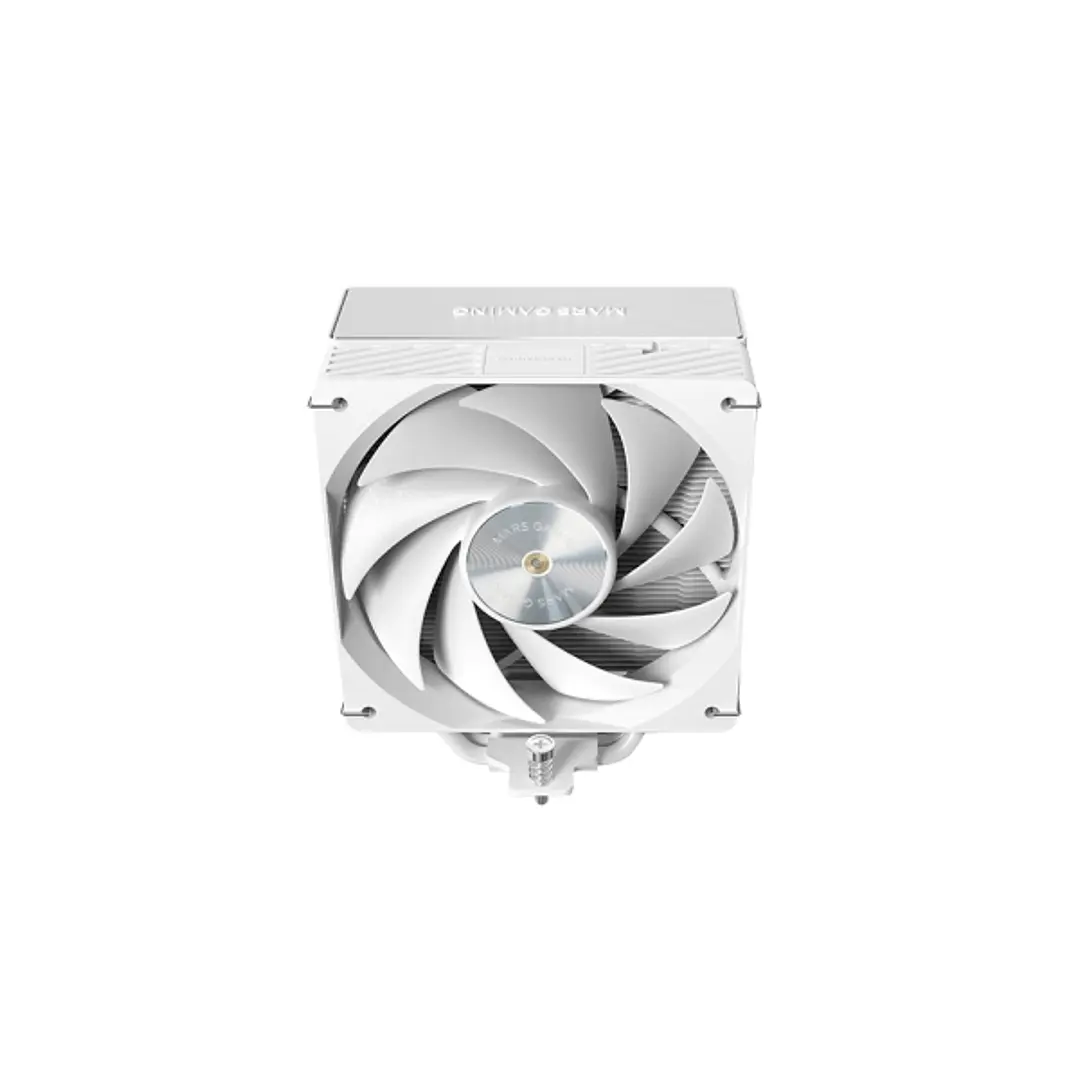Mars Gaming MCPU-X5 Disipador CPU con 280W de Potencia - Ventilador PWM de 120mm - 5 Heatpipes HCT - Rendimiento Ultrasilencioso - Color Blanco 1