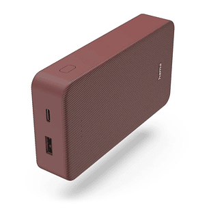 Hama Colour 20 Bateria Externa Powerbank 20000mAh - Polimero de Litio - USB-C - USB-A - Carga Rapida - Indicador LED de Carga - 2 Conexiones de Salida
