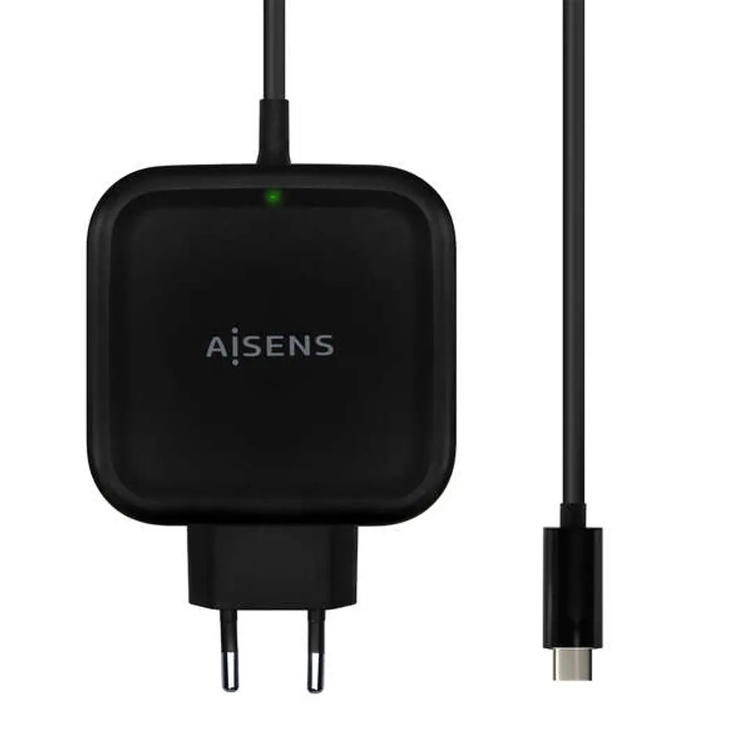 Aisens Cargador 65W PD3.0 QC3.0 1xUSB-C 1.2m - Color Negro 1