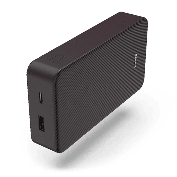Hama Colour 20 Bateria Externa Powerbank 20000mAh - Polimero de Litio - USB-C - USB-A - Carga Rapida - Indicador LED de Carga - 2 Conexiones de Salida 1