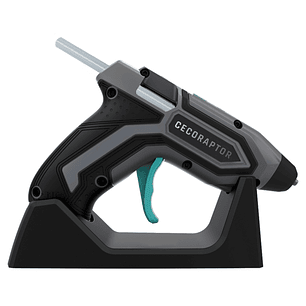 Cecotec CecoRaptor Perfect Fix 360 X?Treme Pistola de Cola Termofusible - Autonomia 30min - Base de Carga - Bateria 1.5Ah 3.7V - Incluye 10 Barras - A