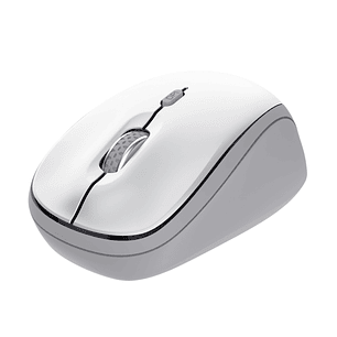 Trust Ivy+ Raton Inalambrico Bluetooth 1600dpi - 3 Botones - Uso Ambidiestro - 3 dispositivos - Color Blanco