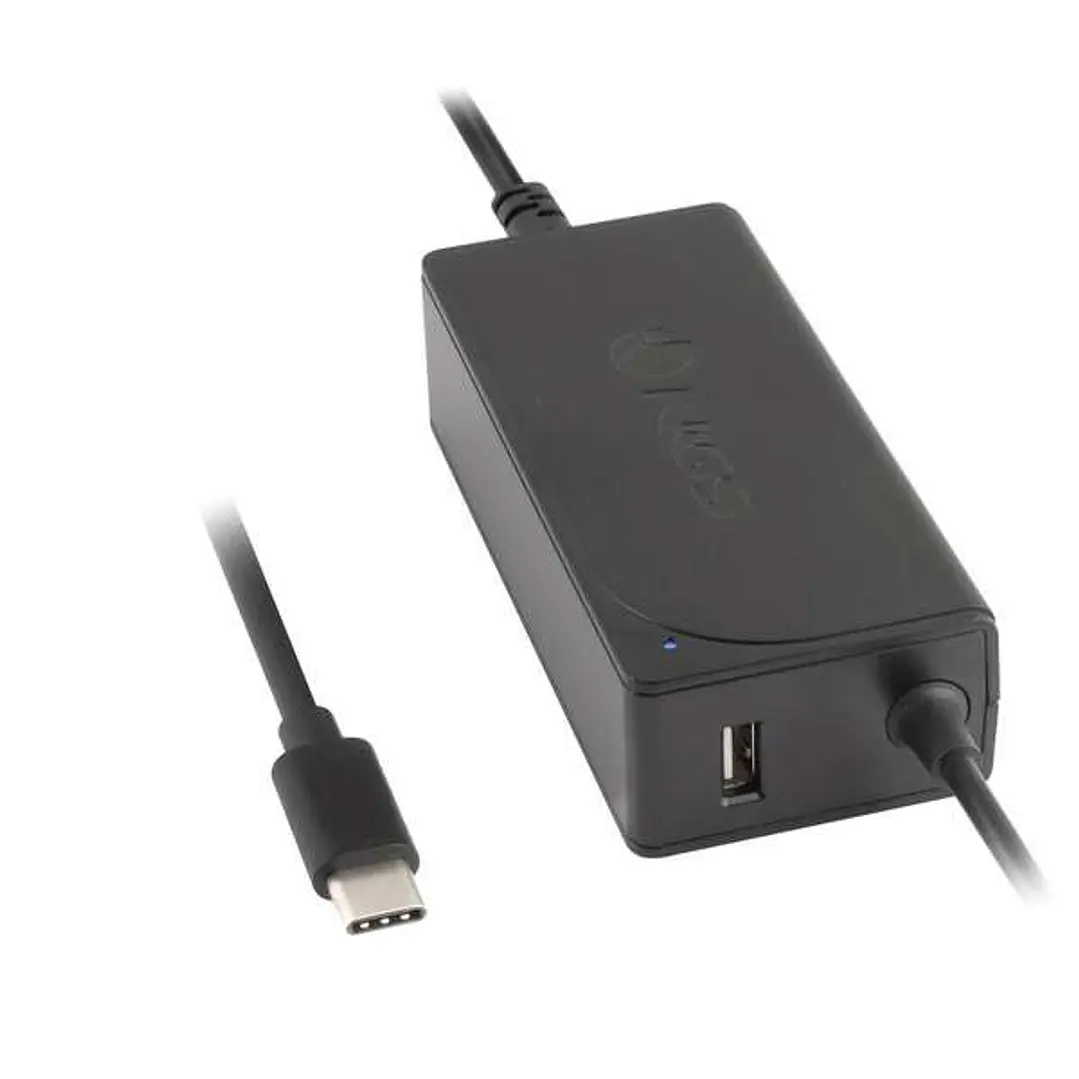 NGS Cargador Universal Automatico para Portatil 65W USB-C - 1x USB 2.0 - Voltaje 5-20V 1