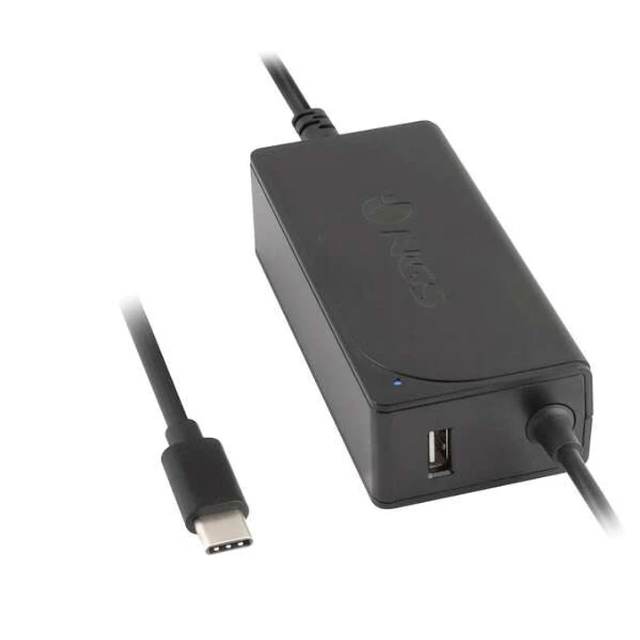 NGS Cargador Universal Automatico para Portatil 65W USB-C - 1x USB 2.0 - Voltaje 5-20V 1