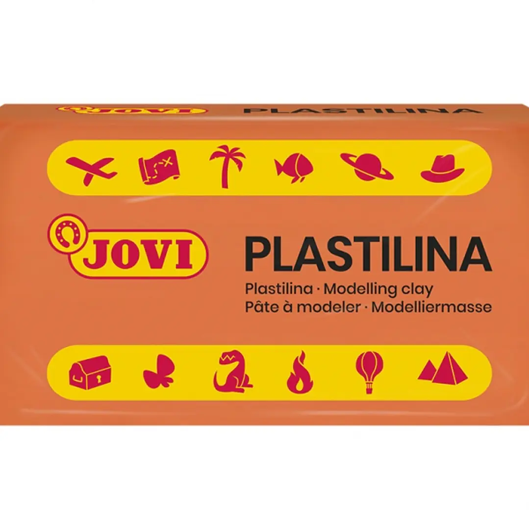Jovi Caja de 30 Pastillas de Plastilina 50gr - Pasta Vegetal - No Endurece - sin Gluten - Inocua - Facil de Moldear - Ideal para Volumen y Moldes - Co 1