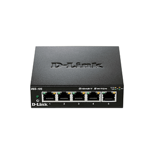D-Link Switch 5 Puertos Gigabit 10/100/1000 Mbps