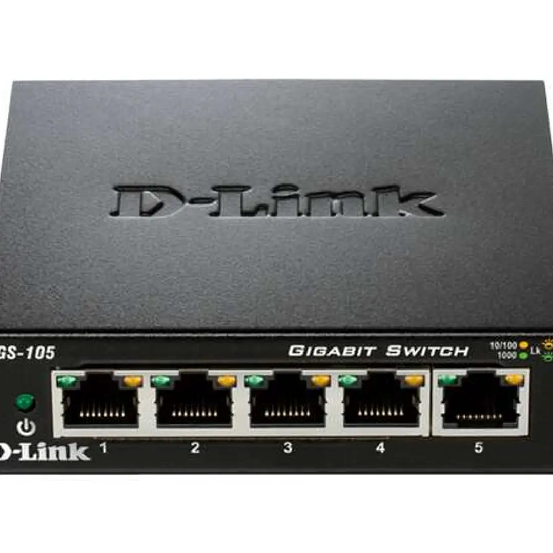 D-Link Switch 5 Puertos Gigabit 10/100/1000 Mbps 1