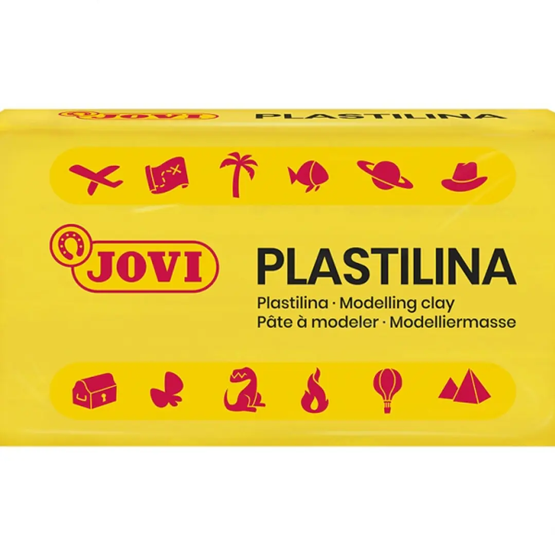Jovi Caja de 30 Pastillas de Plastilina 50gr - Pasta de Modelar Vegetal - No Se Seca - sin Gluten - Inocua - Facil de Moldear - Ideal para Figuras en  1