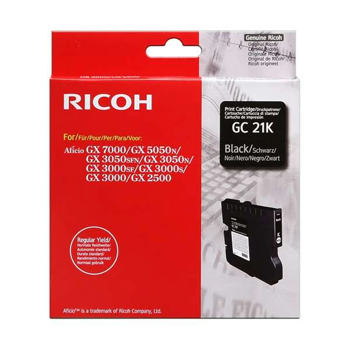 Ricoh GC21K Negro Cartucho de Gel Original - 405532 1