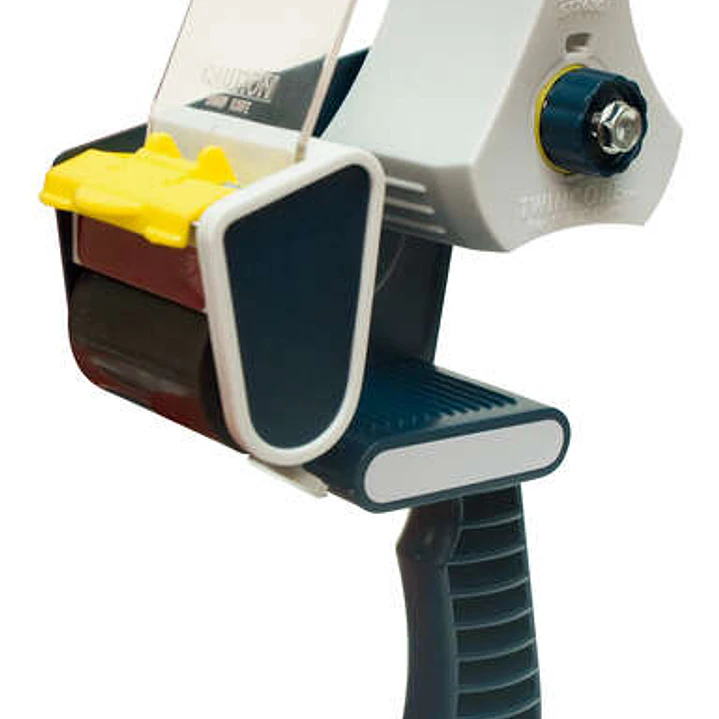 Apli Dispensador de Precinto - para Rollo Normal y Compacto - Facil de Usar y Cargar - Resistente y Duradero - Blanco 1