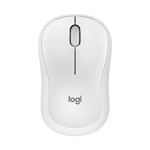 Logitech M240 Silent Raton Bluetooth - 3 Botones - Uso Ambidiestro - Color Blanco Crudo