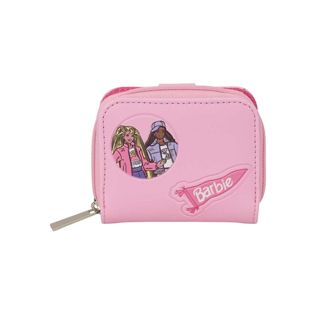 Safta Barbie Monedero con Billetera - Compartimento para Billetes y Tarjetas - Cierre con Iman - Compartimento para Monedas - 0.10L - 110x20x95mm - Co 1