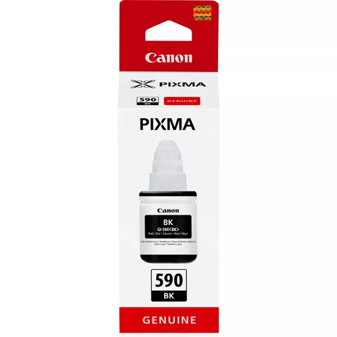 Canon GI590 Negro Botella de Tinta Original - GI590BK/1603C001 1